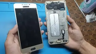 Broken Screen Replacement Of Samsung Galaxy C7 | Restoration Broken Phone |