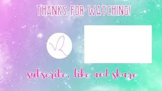 2 PASTEL AESTHETIC OUTRO TEMPLATES | 2019