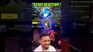 SCOUT REACTION ON CARRYMINATI VOICEPACK😆 || @officialscoutop #bgmi #carryminati