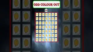 Find the odd one out | Colour version | Spot the difference | #shorts #oddoneout #eyetest #oddemoji