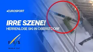 Drama um Domen Prevc im Teamwettbewerb der Skiflug-WM in Oberstdorf: Ski macht sich selbstständig