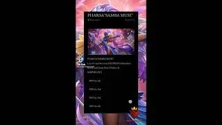 Pharsa skin samba muse pattern server|part5#tiktok #credits#subscribe