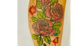 ROSE TATTOO TIME LAPSE -(3RL ROUND LINER)