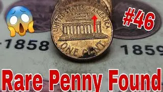 RARE PENNY FOUND - COIN ROLL HUNTING PENNIES (HUNT & FILL #46)