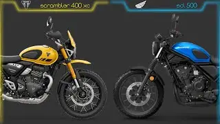 TRIUMPH SCRAMBLER 400 XC VS HONDA SCL500 | Comparison | Mileage | Top Speed | Price | Bike Informer