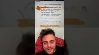 Diretta con Nicolò Raniolo corteggiatore di Uomini e Donne