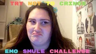 Try Not To Cringe Emo Smule Challenge || Alexbear142