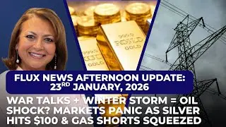 WAR TALKS + WINTER STORM = OIL SHOCK? Markets Panic as Silver Hits $100 & Gas Shorts Squeezed