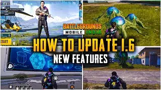BGMI 1.6 UPDATE/APK DATE? | FINALLY 1.6 UPDATE IS HERE PUBG MOBILE/BGMI NEW FEATURES