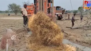 New Video Of Borewell Drilling From Farming Areas || 💯% Successful 20HP Borewell Water