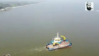Neptune supplier and Baloe towing floating pipeline