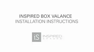 Inspired Box Valance Instructions