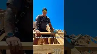 Pro Tip: Setting an Outrigger #framing #framer #outrigger #install #building #build #newconstruction