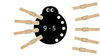 min tot 10 : voorbeeld 8 - 3