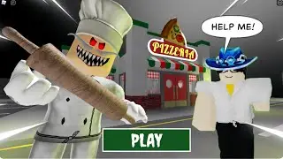 KABUR DARI RESTAURANT PIZZA YANG MENYERAMKAN(PIZZERIA)-Roblox indonesia 
