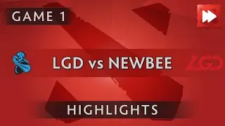 LGD-GAMING vs Newbee [Game 1] Dota 2 Professional League 2016 - Dota Highlights