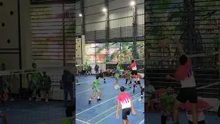 Amazing spike by a 17 year old boy during volleyball match 💥🔥💯 #volleyball #volleyball