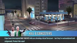 Pure Sniper Z11 Level 5 Forecourt in the Act Kill 6 Gangsters