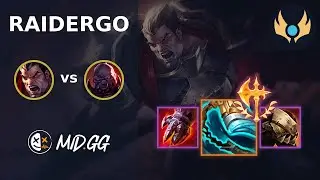 MID.GG: [ RaiderGO ] Darius TOP vs Sion | KR CHALLENGER | LOL Season 2025