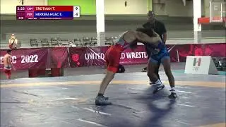 1/2 FS - 57 kg: T. TROTMAN (CAN) v. E. HERRERA HUAC (PER)