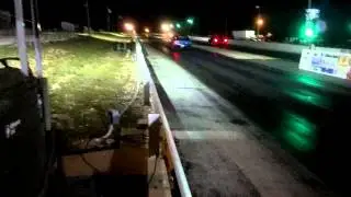 Jacob Worm launching Camaro at Ozark intl.Raceway