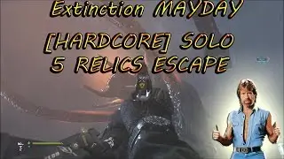 Call Of Duty Ghost Extinction: Mayday [HARDCORE/SOLO] 5 Relics Escape Walkthrough