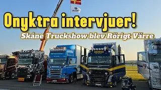 Röriga intervjuer på Skåne Truckshow