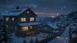 Warm Winter Lofi Beats 🎧 Snowy Japan Ambience