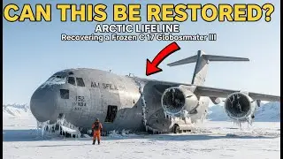 ARCTIC LIFELINE Recovering a Frozen C 17 Globemaster III Military Transport Plane