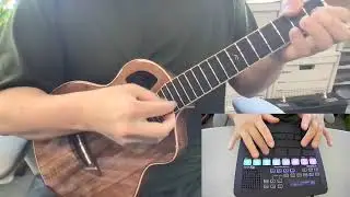 Charlene  I've never been to me  ukulele + fingerdrum FGDP 50