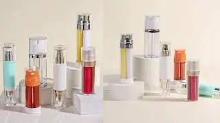 Made in China high-end beauty cosmetics packaging bottles, beauty packaging bottle lotion materials