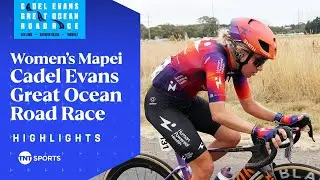 Great teamwork 👏 | Women's Mapei Cadel Evans Great Ocean Road Race Highlights | TNT Sports Cycling