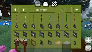 How to use electric through block in mini block craft