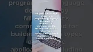 What is C#   | #c# #programming #microsoft