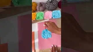 Pumpkin Puffy Paint Craft