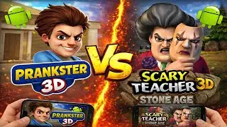 Prankster 3D VS Scary Teacher 3D Stone Age — Best Prank Game Showdown!