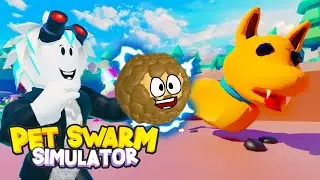 СИМУЛЯТОР РОЯ ДОМАШНИХ ЖИВОТНЫХ! КАК ВЫРАСТИТЬ КРУТОГО ПИТОМЦА! ROBLOX PET SWARM SIMULATOR