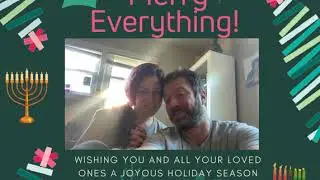 Green Illustrated Traditional Christmas Greeting Facebook Post-5