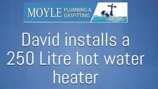 250 litre hot water system installed