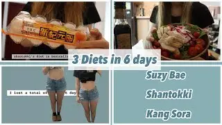 I tried 3 K-Pop diets for quick weight loss (before & after) || Suzy Bae, Kang Sora & Shantokki