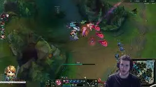 Jinx ulti rocket start into triple kill #plat #lol #leagueoflegends