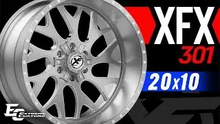 20x10 XF Offroad XFX-301 wheels |  275/55R20 Toyo Open Country ATII