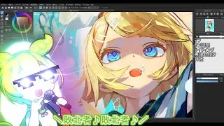 【イラストメイキング】鏡音リン　描いてみた【メディバンペイント】