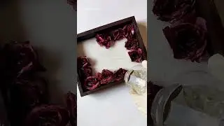 Customized resin frame😇 Preserve ur wedding or proposal roses with ur picture#youtube #shorts