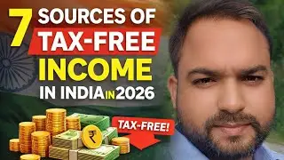 Top 7 Tax-Free Income Sources in India (2026) #tax #indiantaxsystem #taxfreewealth #taxfreesavings 