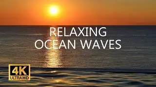 Relaxing sound of ocean waves at sunset 🌊 | Sleep | Meditation | Calm | Healing