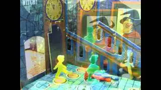 Vintage Milton Bradley 1970 Which Witch? 3D Board Game Haunted House Halloween Theme
