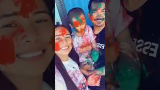 4k Gaming Holi Celebrate With His Waife And Daughter 🥰