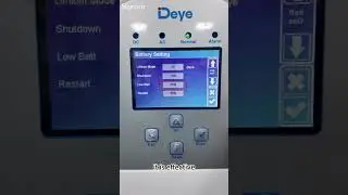 Parameter Settings for Deye Inverter Part 3#deye #deyeinverter #hybridinverter