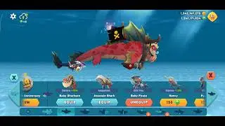 SHARK All  max level in Hungry Shark Evolution #shark #gaming #androidgames #anime #gaming  